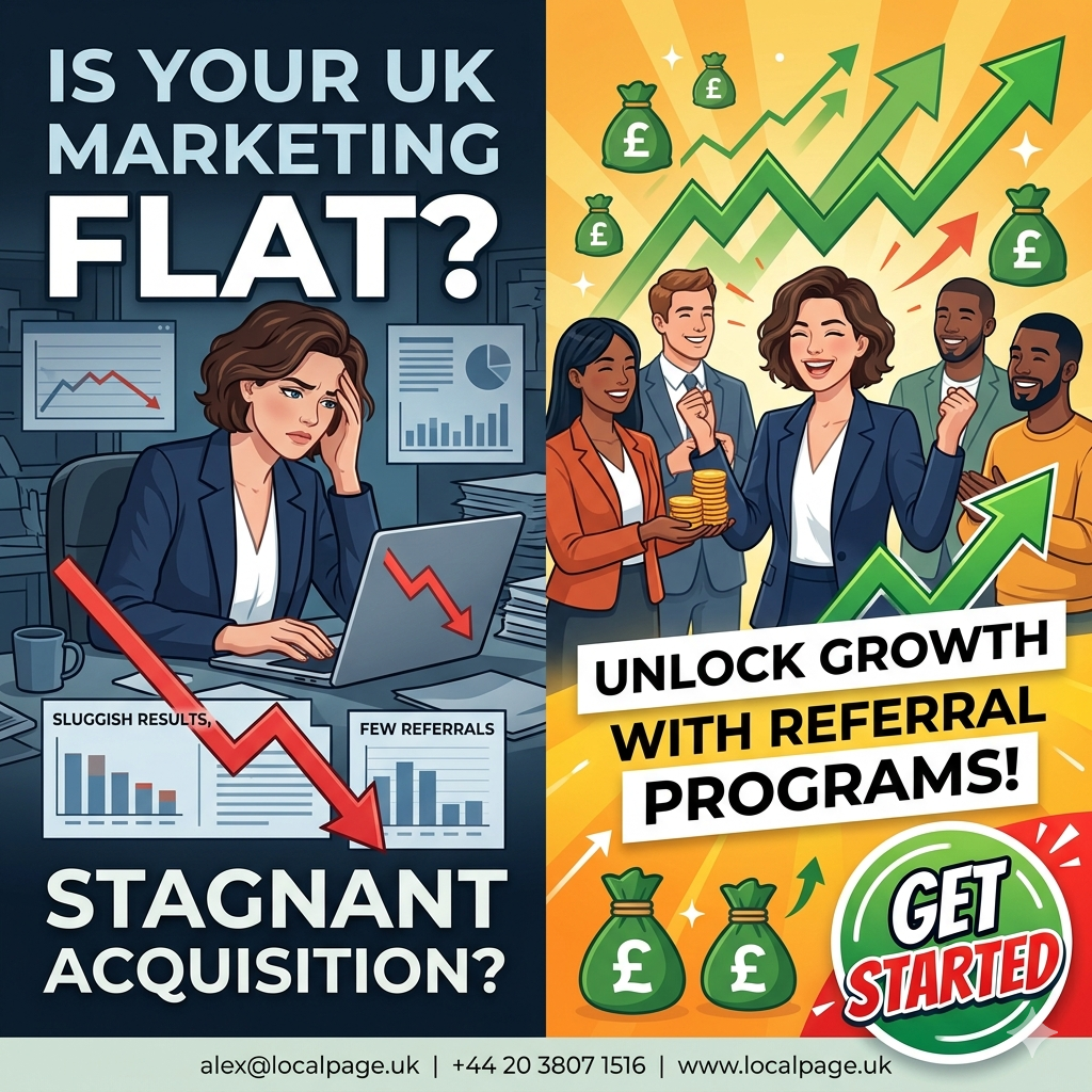 stuck on low sales business owner uk customers referral marketing success